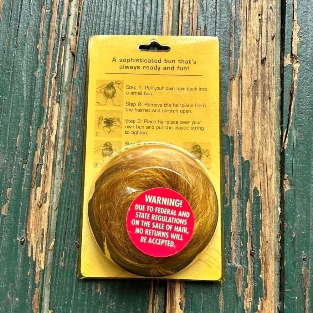 Revlon Spare Hair Bun - a 1980s hair accessory for a natural look